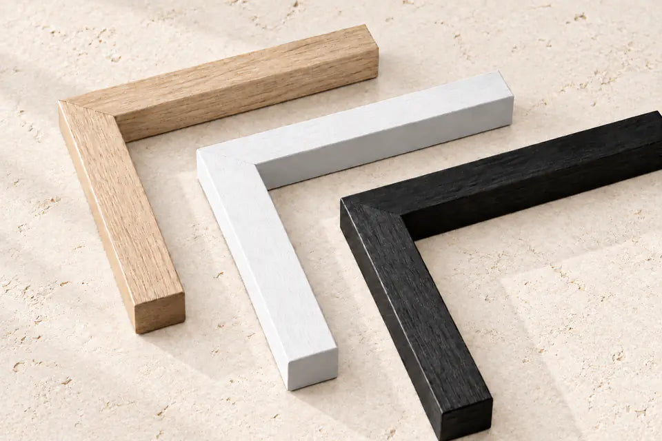 House oak frame finishes